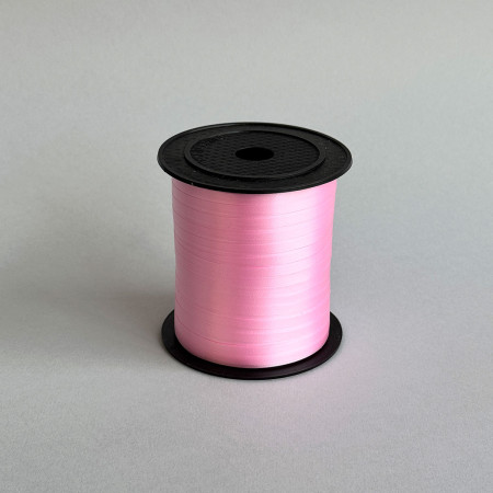 Лента пластик 0.5 см * 200 м - #S04 Светло Розовый
